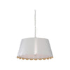 SMALL MIRASOL PENDANT - White