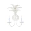 ROYAL PALM SCONCE - White