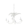 ROYAL PALM CHANDELIER - White