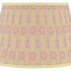 STARBURST BOX PLEAT SHADE - PINK & YELLOW