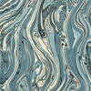 MARBLED - INDOOR FABRIC SAMPLE - BLUES