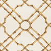 BRIGHTON YOUR PAVILION - INDOOR FABRIC SAMPLE - BAMBOO ON WHITE