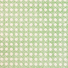 CANERY BEAU WALLPAPER SAMPLE - BASIL ON WHITE WEAVE GRASSCLOTH