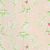 UP A TREE - INDOOR FABRIC SAMPLE - CHINOIS PINK
