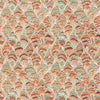 COCKLESHELLS WALLPAPER - RUST AND TEAL
