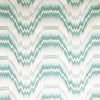FLAMBE WALLPAPER SAMPLE - TEAL ON WHITE