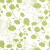 CASTILIA WALLPAPER SAMPLE - GREENS ON WHITE