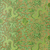 FORBIDDEN CITY WALLPAPER SAMPLE - CHARTREUSE & LIME ON MATTE GOLD