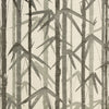 BAMBOO GARDEN WALLPAPER - GREY GRASSCLOTH
