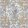 IMPERIAL PALACE WALLPAPER SAMPLE - VINTAGE CORNFLOWER