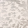 ARBOUR WALLPAPER SAMPLE - Matte Silver on White