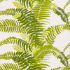 FERNS WALLPAPER SAMPLE - LIGHT GREENS ON WHITE