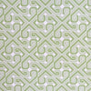 GRILLE OF KELLS WALLPAPER SAMPLE - PISTACHIO ON WHITE