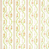 NANKING STRIPE WALLPAPER - CORAL & LIME