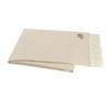 ITALIAN HERRINGBONE THROW - SOFT LINEN