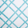 ARMENOVILLE SIDEWALL WALLPAPER SAMPLE - TURQUOISE