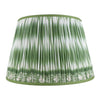 SILK IKAT SHIRRED LAMP SHADE - Green