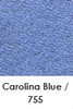 HERRINGBONE THROW - 50" x 70" - Carolina Blue