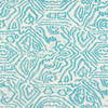 VIENNA WOODS - INDOOR FABRIC SAMPLE - TURQUOISE & SKY