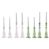 DEW DROP TAPER CANDLESTICKS - Green
