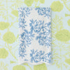 Meg Braff x Weezie Scallop Hand Towels (pair) - CORNFLOWER
