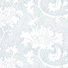 DOTS BEAUTIFUL WALLPAPER SAMPLE - AQUA ON WHITE