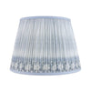 SILK IKAT SHIRRED LAMP SHADE - Blue