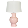 CERAMIC ABSTRACT TABLE LAMP - PINK