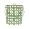 CANE ACRYLIC ICE BUCKET - DARK GREEN