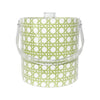 CANE ACRYLIC ICE BUCKET - LIGHT GREEN