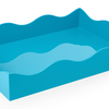 BELLE RIVES TRAY - LARGE - SPLASH BLUE