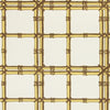 SAMPAN WALLPAPER - CHOCOLATE TOFFEE ON IVORY