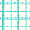 SAMPAN WALLPAPER SAMPLE - TURQUOISE AND SKY