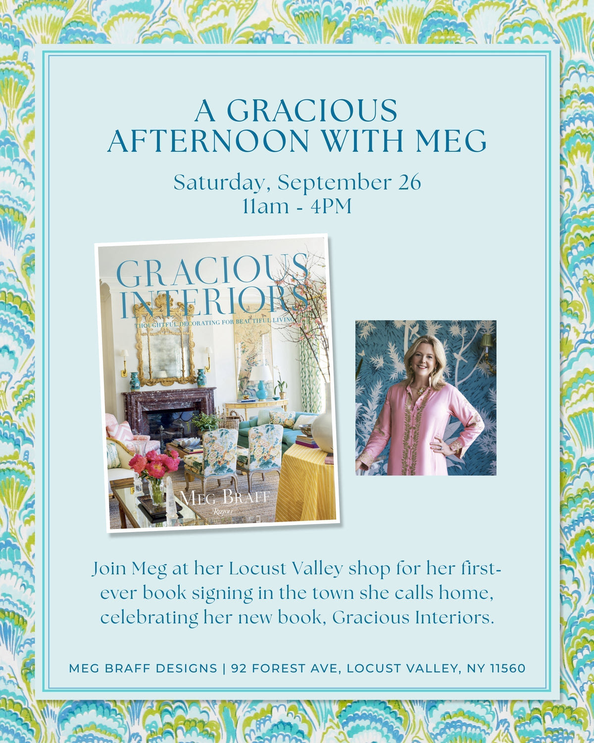 A Gracious Afternoon with Meg
