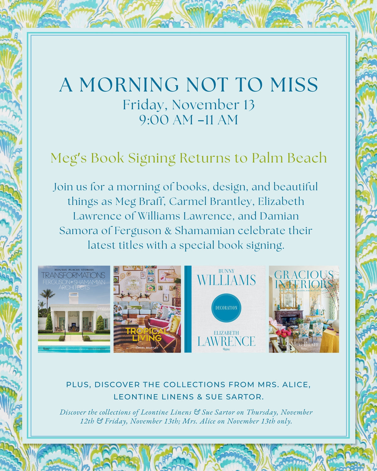 Meg's Book Signing in Palm Beach