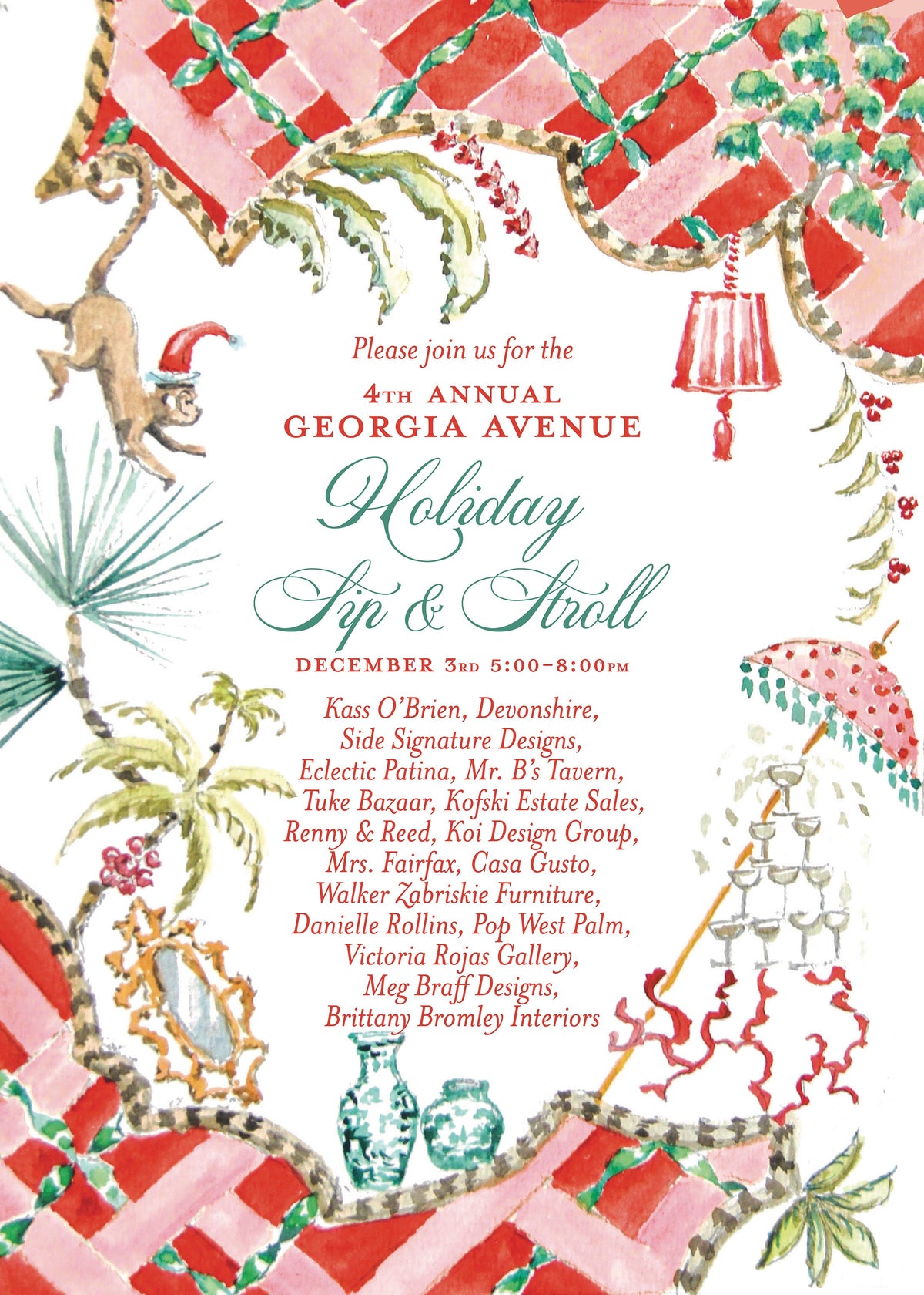 4th Annual Georgia Avenue Holiday Sip & Stroll