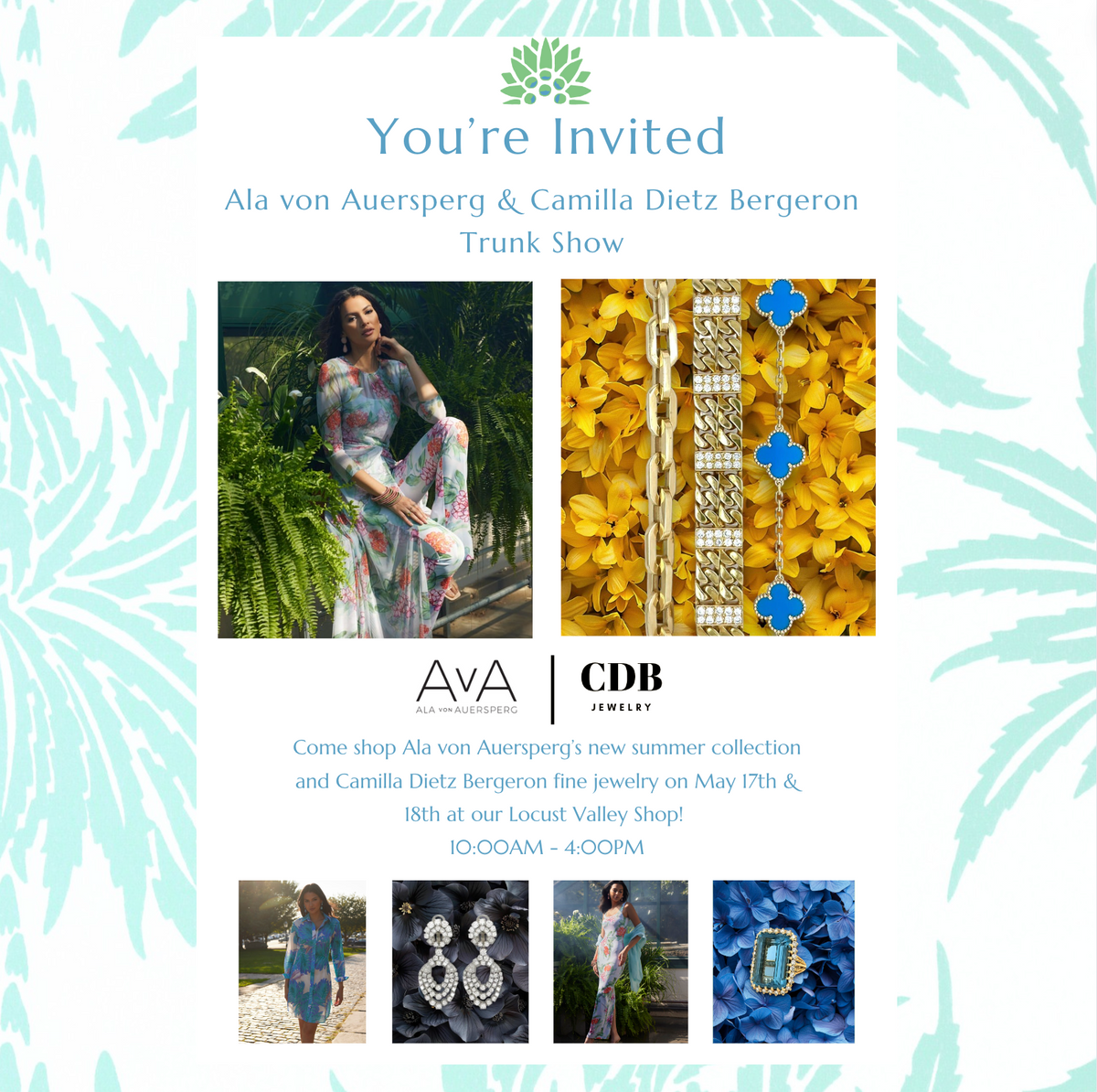 Ala von Auersperg & Camila Dietz Bergeron Trunk Show