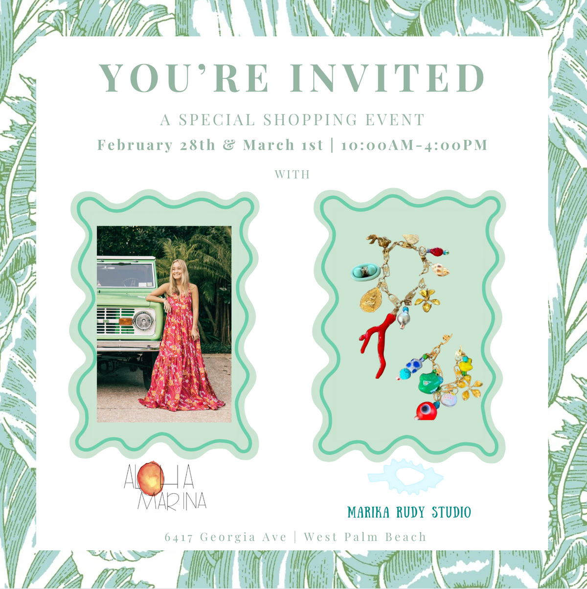 Aloha Marina & Marika Rudy Pop-Up