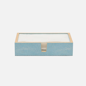 POWDER BLUE HAND TOWEL TRAY