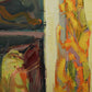PASTEL FIGURAL OIL ON CANVAS BY GABRIEL GODARD, 1967