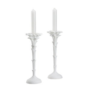 PAIR OF ROCHE CANDLESTICKS