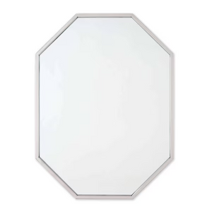 POLISHED NICKEL WALL MIRROR
