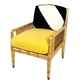 DESSIN FOURNIR CUSTOM GILT BAMBOO CHAIR