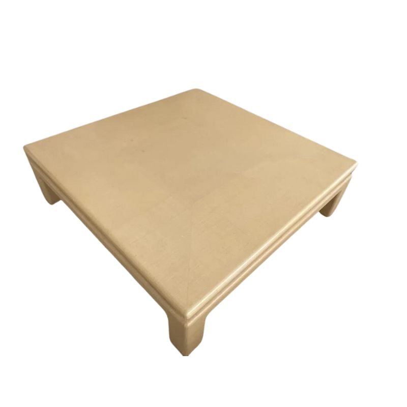 VINTAGE HARRISON VAN HORN OVERSIZED GRASSCLOTH COFFEE TABLE