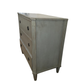 SWEDISH GUSTAVIAN STYLE PAINTED CELADON THREE DRAWER DRESSER