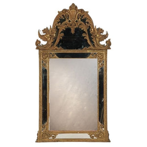 19TH CENTURY FRENCH GILTWOOD MIRROR