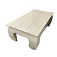 MING STYLE WHITE WOOD PAINTED COFFEE TABLE