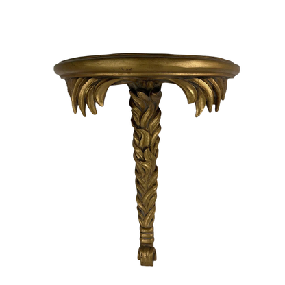 VINTAGE CARVED GILTWOOD WALL MOUNTED CONSOLE