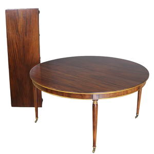 LOUIS PHILIPPE STYLE DESSIN FOURNIR MAHOGANY DINING TABLE