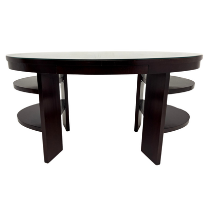 THOMAS O'BRIEN DESK WITH GLASS TOP